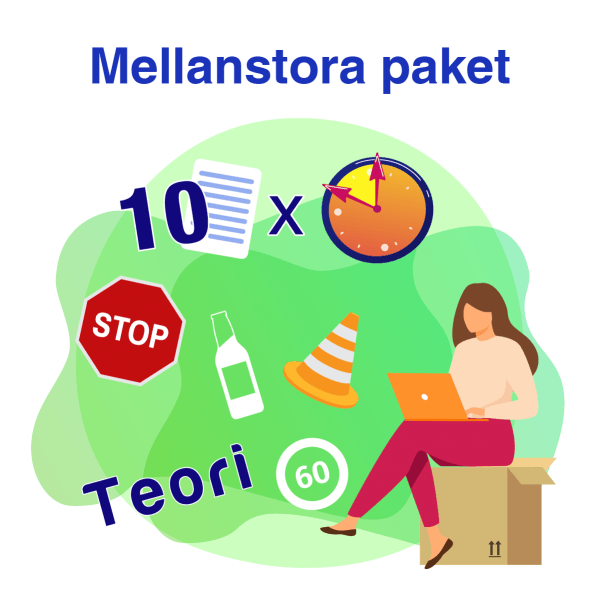 Jakobsbergs trafikskola, Trafikskola i jakobsberg, Mellanstora paket