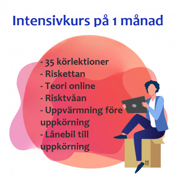 Jakobsbergs trafikskola, Intensivkurs på 1 månad