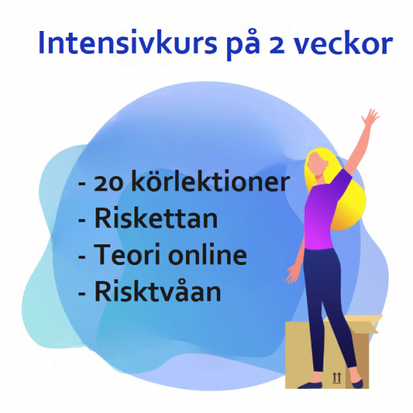 Jakobsbergs trafikskola, Intensivkurs i Stockholm på 2 veckor